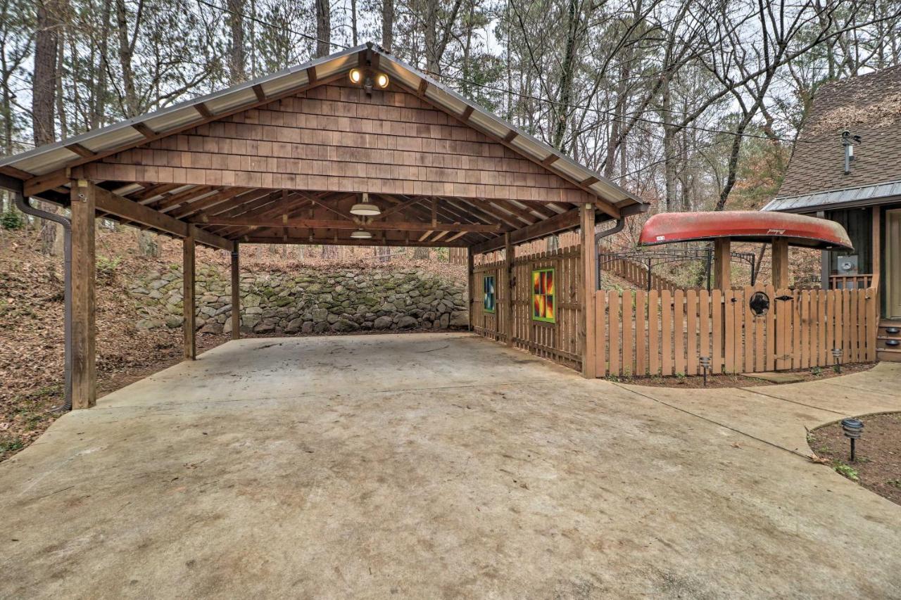 Cozy Conyers Cabin With Fireplace And Pool Table! Exterior photo