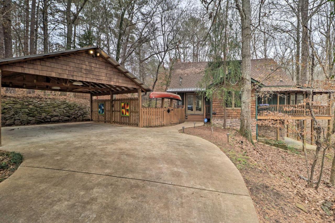 Cozy Conyers Cabin With Fireplace And Pool Table! Exterior photo